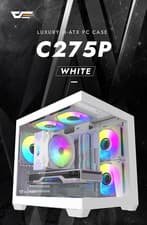 Image of Darkflash c275p MATX Black Gaming PC Case