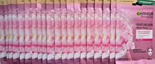 Image of 20x Garnier Moisture Bomb Sheet Face Masks Hyaluronic Acid Sakura Hydrating