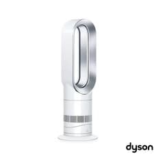 Image of Dyson AM09 Hot + Cool Fan Heater White Silver | Bladeless Heater Fan | Remote