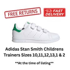 Image of adidas Stan Smith Childrens Kids Trainers FX7534 FREEPOST