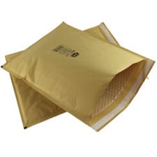 Image of JIFFY GOLD BUBBLE ENVELOPES PADDED MAILING BAGS FOR ROYAL MAIL POST (AIRKRAFT)