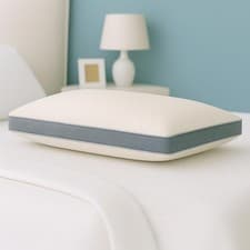 Image of Air Flow Mesh Sides Memory Foam Pillow Quilted Cooling Breathable Neck Support