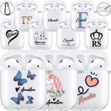 Image of Case For Apple AirPods Pro 1st 2nd 3rd Gen Personalised Print Thin Earpods Cover