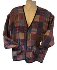 Image of Mens oversized check multi colour jacket pit to pit 28inches RRP £115
