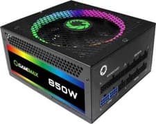 Image of GameMax Power Supply 850W RGB Series 80+ Gold, Fully Modular