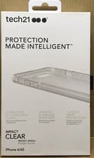 Image of Tech21 Impact Clear Case for Apple iPhone 6/6s/7/7s/8/SE 2nd Gen in Transparent