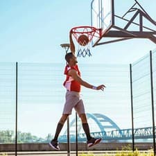 Image of 18" Full Size Basketball Hoop Ring Net Wall Mounted Outdoor Hanging Basket