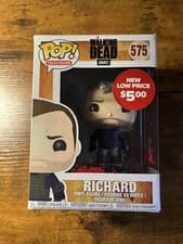 Image of Funko Pop! The Walking Dead Richard #575 Vinyl Figure Box Damage