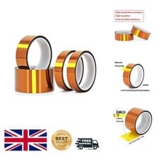 Image of High Temperature Polyimide Tape 10mm x 33m - Perfect for Electrical Insulation