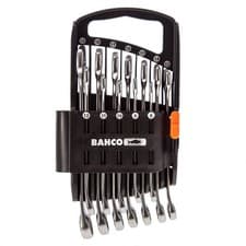 Image of Bahco Metric Combination Spanner 12 Piece Set 8 - 19MM Storage Holder 111M/SH12