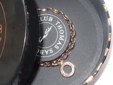 Image of Thomas Sabo 18ct rose gold plated silver charm bracelet : Extra Small
