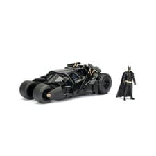 Image of Jada 1:24 2008 Batman The Dark Knight Batmobile with Batman Figure Model Car