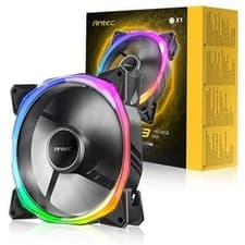 Image of Antec Fusion T3 140Mm Argb Pwm Case Fan - Hydraulic Bearing 600-1500 Rpm Black