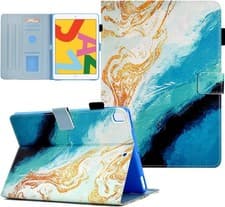 Image of iPad 9.7 Case - PU Leather Smart Cover with Multi-Angle View Adjustable Stand A