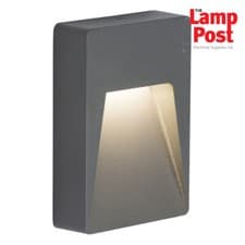 Image of Knightsbridge RWL2A 230V IP54 2W LED Outdoor Garden Guide Light - Anthracite