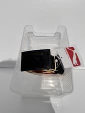 Image of PUMA All In One CTL Golf Belt Leather New with Tags Size Large Black