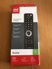 Image of One for All URC 7145 Evolve 4 Devices Universal Remote Control - Black