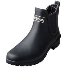 Image of Barbour Wilton Womens Wellington Boots in Navy - 6 UK