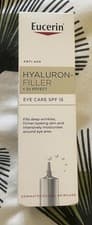 Image of Eucerin Hyaluron-Filler + x3 Effect SPF 15 Eye Cream 15ml BNIB