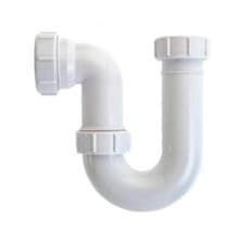 Image of Swivel P Trap Waste Sink Basin Kitchen Pipe Plumbing Fittings 32mm 40mm