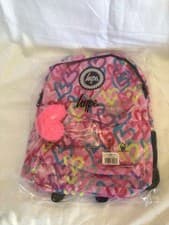 Image of Hype Pink Graffiti Hearts Backpack New Sealed