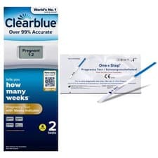 Image of Clearblue Pregnancy Test Digital Weeks Indicator 2 Pack Plus 2 Pregnancy Strips