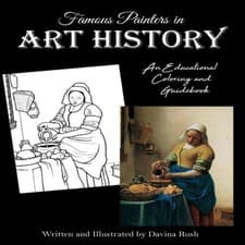 Image of Famous Painters in Art History: an educational coloring book by D
