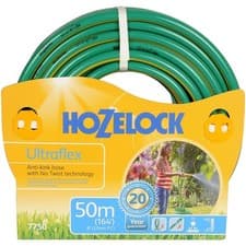 Image of Hozelock Ultraflex Garden Hose 50m Kink Resistant Flexible Pipe for Watering