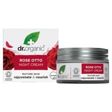 Image of Dr Organic Rose Otto Night Cream 50ml