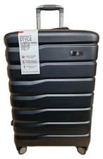 Image of IT Luggage Gravitate 8 Wheel Hard Case Medium 70cm Expandable Suitcase Black