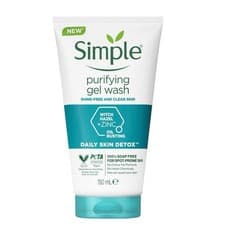 Image of Simple Daily Skin Detox Purifying Face Gel Wash 150ml