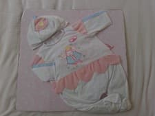 Image of A Brand New Baby Annabell 2 Piece Outfit Attached to Cardboard for 43cm Doll