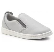 Image of Clarks Street Verve Toddler Grey Leather Casual Slip On Shoes Size UK 8 G