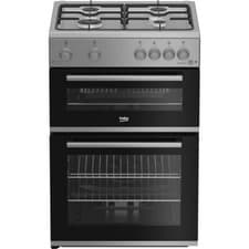 Image of Beko FTG6201S Gas Cooker with Gas Hob 60cm Free Standing Silver A+ New