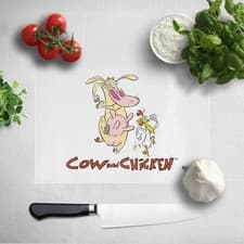 Image of Official Cow and Chicken Cutting Board – Cartoon Kitchen Chopping Board