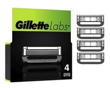 Image of 🔥GILLETTE LABS RAZOR BLADE REFILLS PACK OF FOUR - 4 pack ! ! ! GENUINE