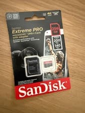 Image of SanDisk Extreme PRO 256GB microSDXC UHS-I Memory Card