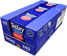 Image of Tetley Original Tea Bags 3 Boxes Of 240 Tea Bags Per Pack