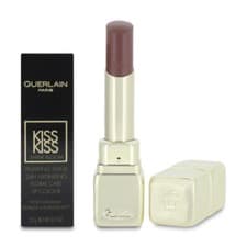 Image of Guerlain Kiss Kiss Shine Bloom Lipstick Plumping Hydrating 119 Floral Nude