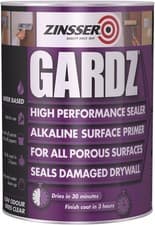 Image of Zinsser ZINGS1L GS1L Gardz Sealer Primer 1 Litre, 1L, Clear