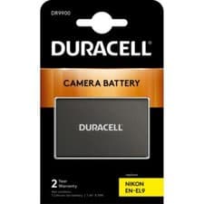 Image of Duracell Premium Analog Nikon EN-EL9 EN-EL9e Battery D40 D60 D3000 D5000 7.4V 10