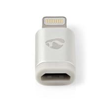 Image of Nedis USB Micro-B Female to Apple Lightning Adapter Converter [MFI Certified]