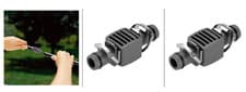 Image of Gardena MICRO DRIP Connector 1/2 (13mm) Pack of 2 (8356-20) Loose