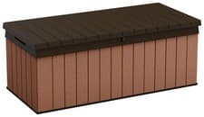 Image of Keter Darwin 380L Outdoor Garden Storage Box - Brown