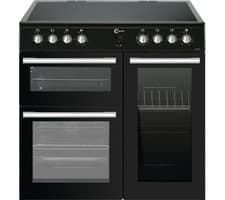 Image of TieDex TieDex UK FLAVEL MLN9CRK 90 cm Electric Ceramic Range Cooker - Black