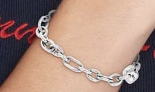 Image of BRAND NEW RRP £80 Tommy Hilfiger Contrast Link chain bracelet(#2780789) Unisex