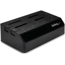 Image of Startech 4-Bay Usb 3.0 To Sata Hard Drive Docking Station 2.5/3.5" Sata Iii 6Gbp