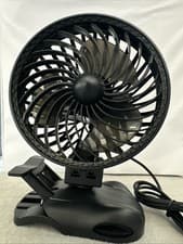 Image of USB Mini Fan Portable 360° Travel Rechargeable Clip On Desk Fan Pram Cot Car UK