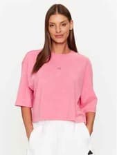 Image of Adidas Womens All SZN Washed Crop TShirt - Pink - 2XS to XL
