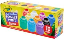 Image of Crayola 10ct Washable Kids Paint 2Fl Oz 59ML